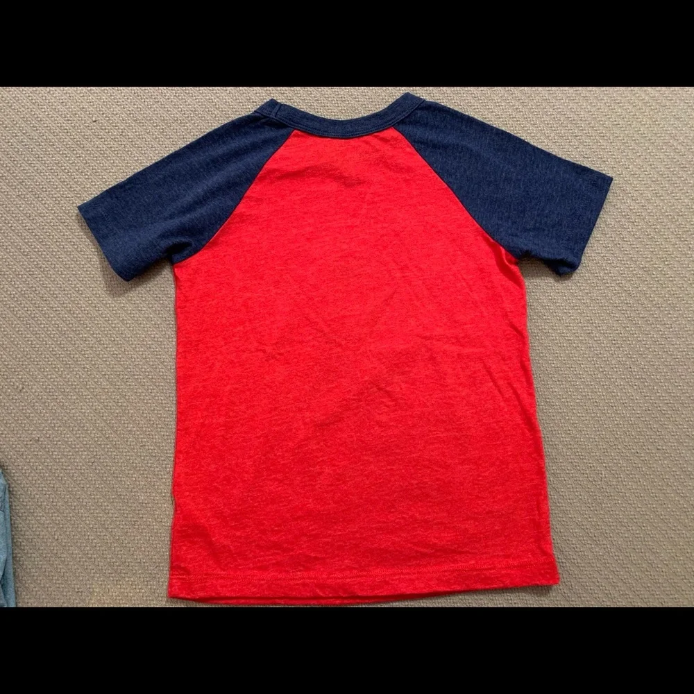 EUC Bundle: Forsiktig Kids' Stool, 3 Shirts (2 Tees, 1 Button-Down), 3 Shorts